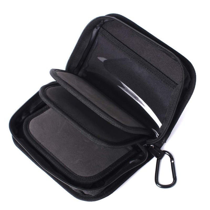 Kylebooker Fishing Lure Storage Bag Spinner Baits Wallet Case (Black) - Image 1